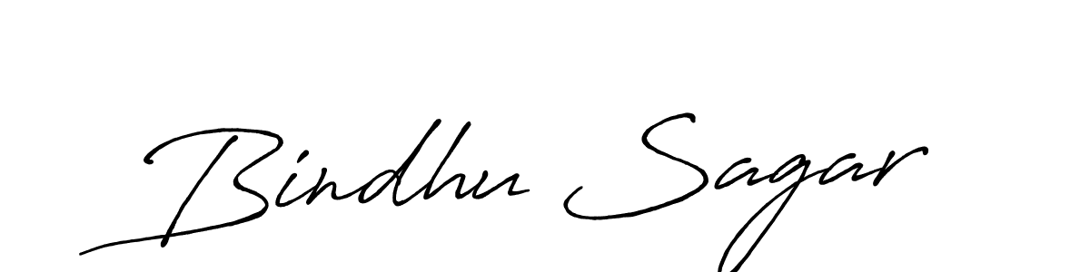 How to make Bindhu Sagar signature? Antro_Vectra_Bolder is a professional autograph style. Create handwritten signature for Bindhu Sagar name. Bindhu Sagar signature style 7 images and pictures png