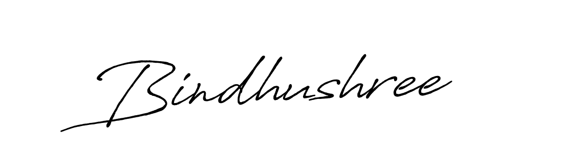 How to make Bindhushree name signature. Use Antro_Vectra_Bolder style for creating short signs online. This is the latest handwritten sign. Bindhushree signature style 7 images and pictures png