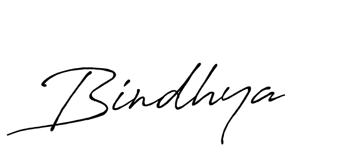 Bindhya stylish signature style. Best Handwritten Sign (Antro_Vectra_Bolder) for my name. Handwritten Signature Collection Ideas for my name Bindhya. Bindhya signature style 7 images and pictures png