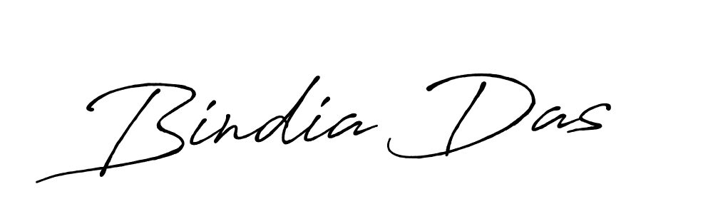 Create a beautiful signature design for name Bindia Das. With this signature (Antro_Vectra_Bolder) fonts, you can make a handwritten signature for free. Bindia Das signature style 7 images and pictures png
