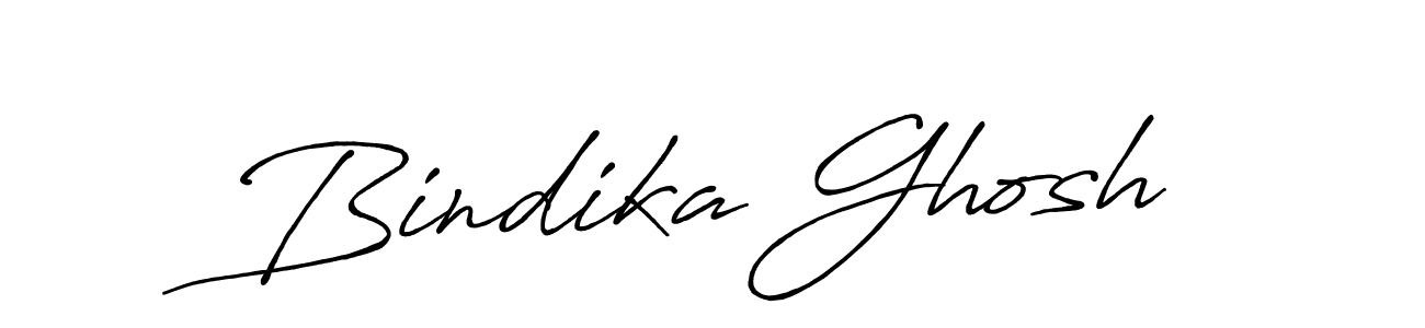 Also we have Bindika Ghosh name is the best signature style. Create professional handwritten signature collection using Antro_Vectra_Bolder autograph style. Bindika Ghosh signature style 7 images and pictures png