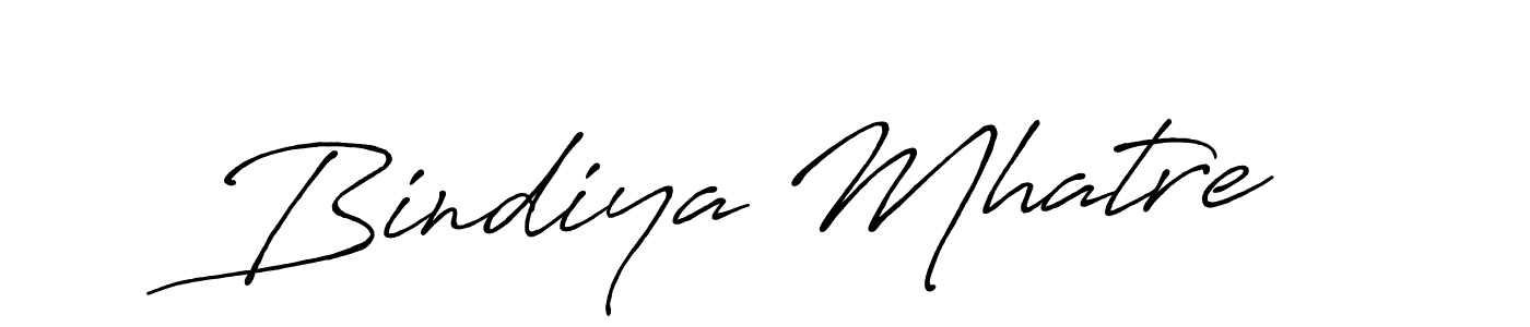 Once you've used our free online signature maker to create your best signature Antro_Vectra_Bolder style, it's time to enjoy all of the benefits that Bindiya Mhatre name signing documents. Bindiya Mhatre signature style 7 images and pictures png