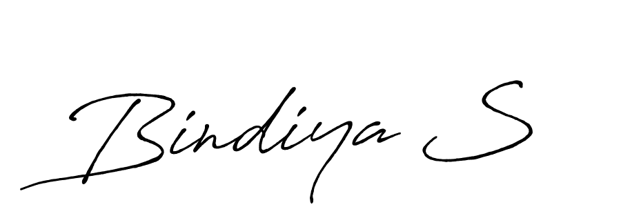 if you are searching for the best signature style for your name Bindiya S. so please give up your signature search. here we have designed multiple signature styles  using Antro_Vectra_Bolder. Bindiya S signature style 7 images and pictures png