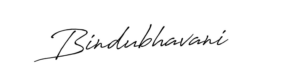 Use a signature maker to create a handwritten signature online. With this signature software, you can design (Antro_Vectra_Bolder) your own signature for name Bindubhavani. Bindubhavani signature style 7 images and pictures png