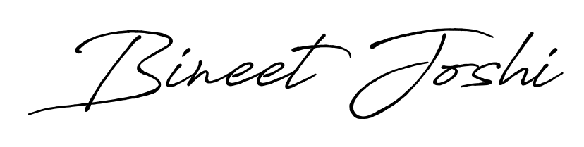 Stand out with a creative autograph for Bineet Joshi. The Antro_Vectra_Bolder styling blends modern aesthetics with classic signature flourishes. Bineet Joshi signature style 7 images and pictures png