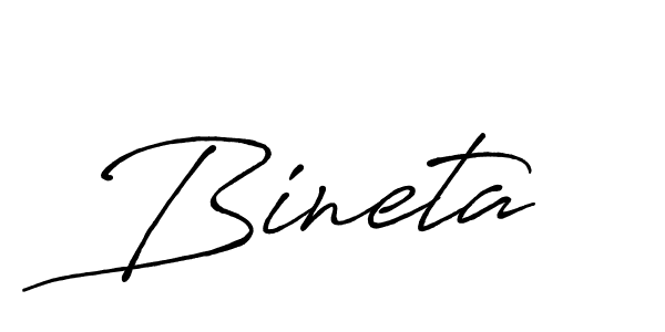 Here are the top 10 professional signature styles for the name Bineta. These are the best autograph styles you can use for your name. Bineta signature style 7 images and pictures png