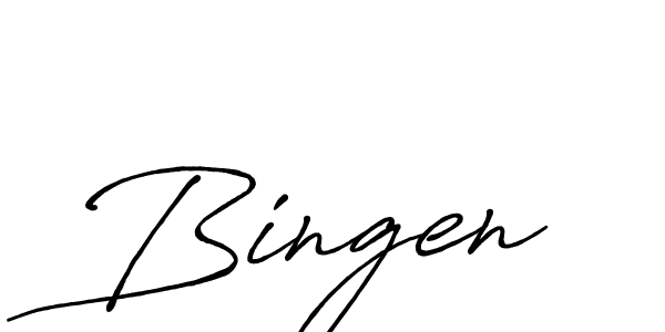 Make a beautiful signature design for name Bingen. Use this online signature maker to create a handwritten signature for free. Bingen signature style 7 images and pictures png