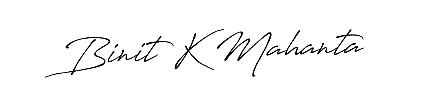 if you are searching for the best signature style for your name Binit K Mahanta. so please give up your signature search. here we have designed multiple signature styles  using Antro_Vectra_Bolder. Binit K Mahanta signature style 7 images and pictures png
