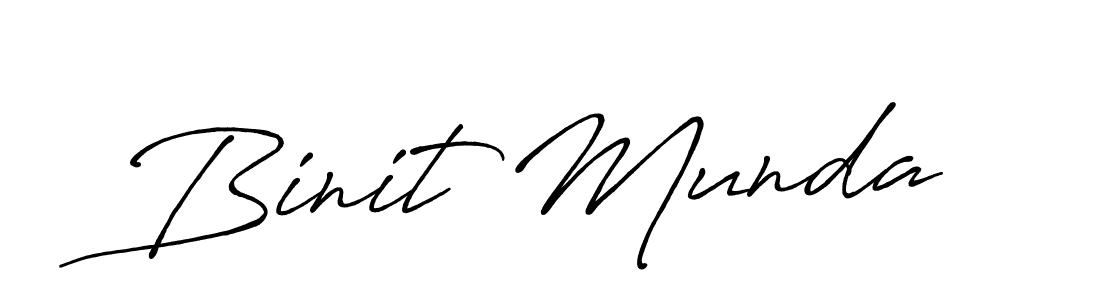 It looks lik you need a new signature style for name Binit Munda. Design unique handwritten (Antro_Vectra_Bolder) signature with our free signature maker in just a few clicks. Binit Munda signature style 7 images and pictures png