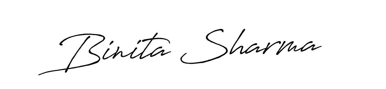 Make a beautiful signature design for name Binita Sharma. Use this online signature maker to create a handwritten signature for free. Binita Sharma signature style 7 images and pictures png