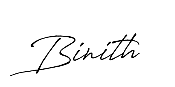 Also You can easily find your signature by using the search form. We will create Binith name handwritten signature images for you free of cost using Antro_Vectra_Bolder sign style. Binith signature style 7 images and pictures png