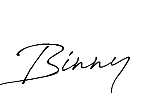 Also we have Binny name is the best signature style. Create professional handwritten signature collection using Antro_Vectra_Bolder autograph style. Binny signature style 7 images and pictures png