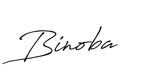 Create a beautiful signature design for name Binoba. With this signature (Antro_Vectra_Bolder) fonts, you can make a handwritten signature for free. Binoba signature style 7 images and pictures png