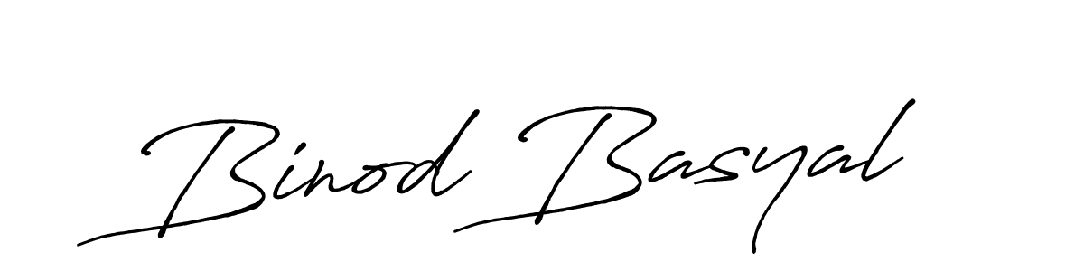 Use a signature maker to create a handwritten signature online. With this signature software, you can design (Antro_Vectra_Bolder) your own signature for name Binod Basyal. Binod Basyal signature style 7 images and pictures png