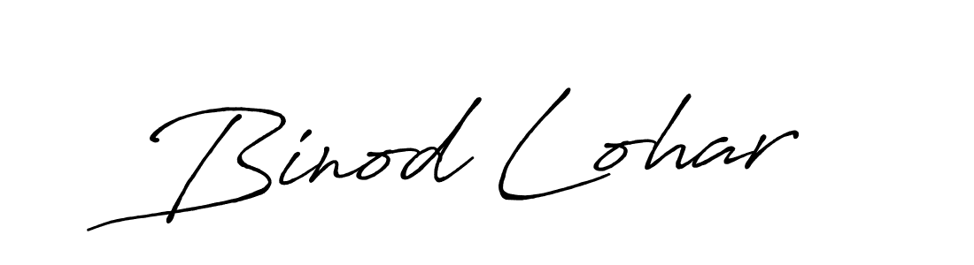 How to make Binod Lohar name signature. Use Antro_Vectra_Bolder style for creating short signs online. This is the latest handwritten sign. Binod Lohar signature style 7 images and pictures png