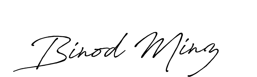 Make a beautiful signature design for name Binod Minz. Use this online signature maker to create a handwritten signature for free. Binod Minz signature style 7 images and pictures png