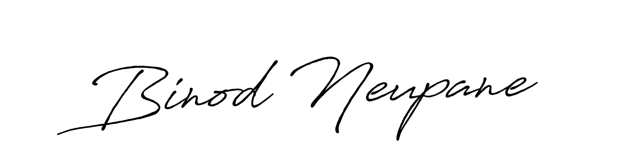 How to make Binod Neupane name signature. Use Antro_Vectra_Bolder style for creating short signs online. This is the latest handwritten sign. Binod Neupane signature style 7 images and pictures png