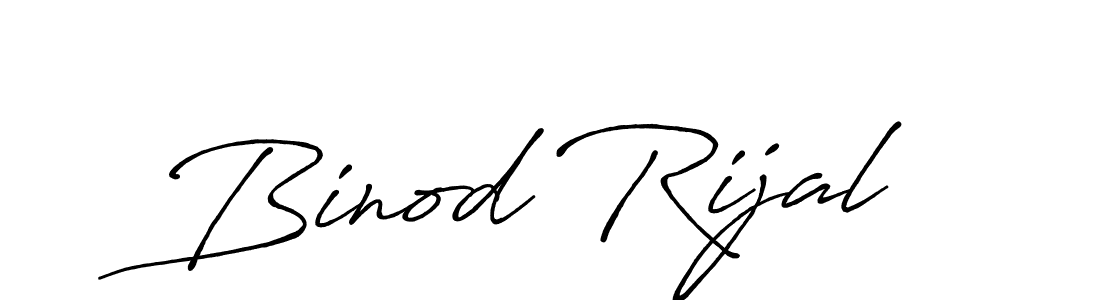 Also we have Binod Rijal name is the best signature style. Create professional handwritten signature collection using Antro_Vectra_Bolder autograph style. Binod Rijal signature style 7 images and pictures png