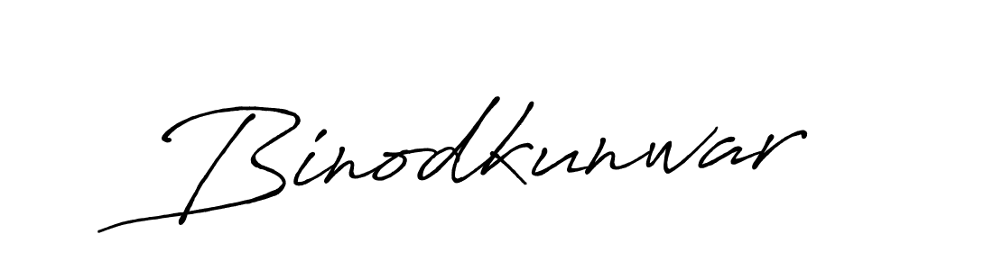 Create a beautiful signature design for name Binodkunwar. With this signature (Antro_Vectra_Bolder) fonts, you can make a handwritten signature for free. Binodkunwar signature style 7 images and pictures png