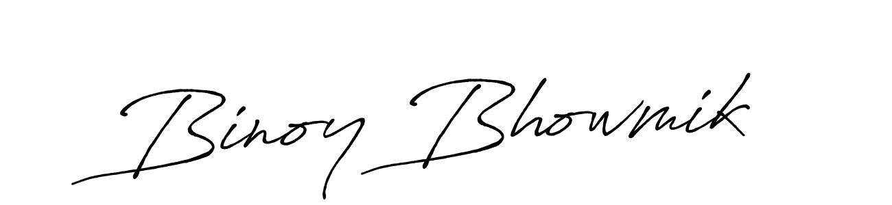 Antro_Vectra_Bolder is a professional signature style that is perfect for those who want to add a touch of class to their signature. It is also a great choice for those who want to make their signature more unique. Get Binoy Bhowmik name to fancy signature for free. Binoy Bhowmik signature style 7 images and pictures png