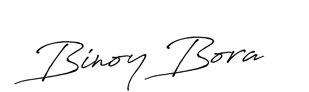 How to make Binoy Bora signature? Antro_Vectra_Bolder is a professional autograph style. Create handwritten signature for Binoy Bora name. Binoy Bora signature style 7 images and pictures png