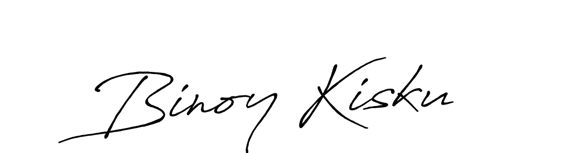 Use a signature maker to create a handwritten signature online. With this signature software, you can design (Antro_Vectra_Bolder) your own signature for name Binoy Kisku. Binoy Kisku signature style 7 images and pictures png