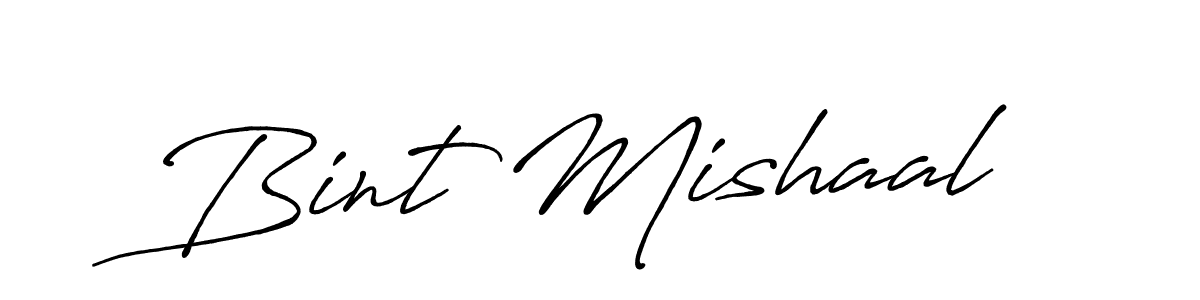 You can use this online signature creator to create a handwritten signature for the name Bint Mishaal. This is the best online autograph maker. Bint Mishaal signature style 7 images and pictures png