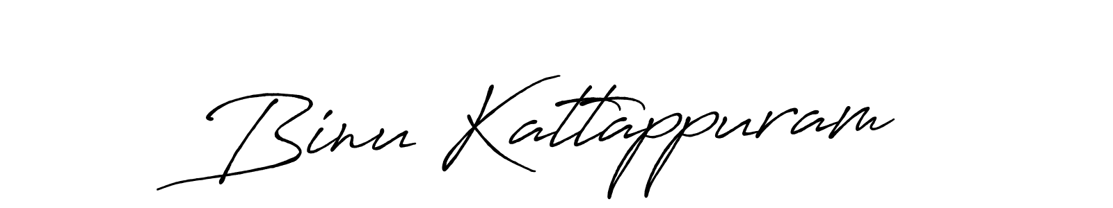 Design your own signature with our free online signature maker. With this signature software, you can create a handwritten (Antro_Vectra_Bolder) signature for name Binu Kattappuram. Binu Kattappuram signature style 7 images and pictures png