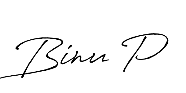 Once you've used our free online signature maker to create your best signature Antro_Vectra_Bolder style, it's time to enjoy all of the benefits that Binu P name signing documents. Binu P signature style 7 images and pictures png