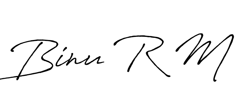 Similarly Antro_Vectra_Bolder is the best handwritten signature design. Signature creator online .You can use it as an online autograph creator for name Binu R M. Binu R M signature style 7 images and pictures png