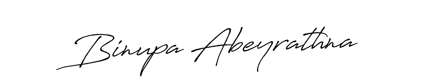 Make a beautiful signature design for name Binupa Abeyrathna. With this signature (Antro_Vectra_Bolder) style, you can create a handwritten signature for free. Binupa Abeyrathna signature style 7 images and pictures png