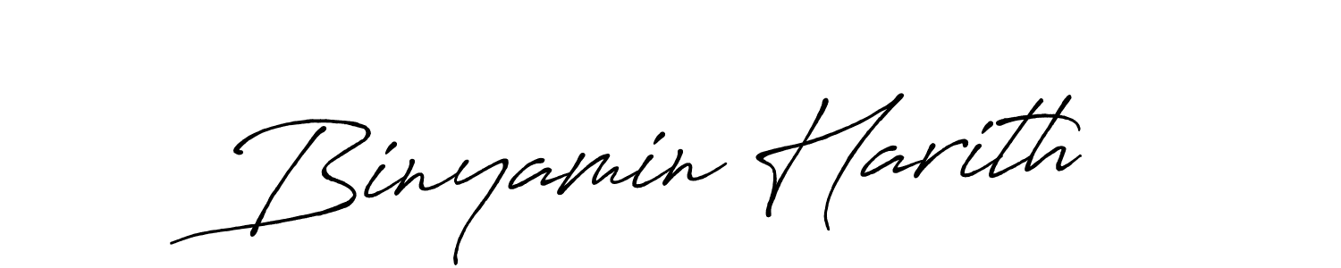It looks lik you need a new signature style for name Binyamin Harith. Design unique handwritten (Antro_Vectra_Bolder) signature with our free signature maker in just a few clicks. Binyamin Harith signature style 7 images and pictures png