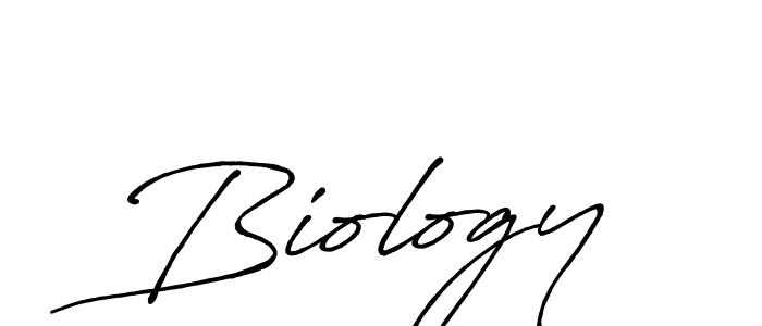 Biology stylish signature style. Best Handwritten Sign (Antro_Vectra_Bolder) for my name. Handwritten Signature Collection Ideas for my name Biology. Biology signature style 7 images and pictures png