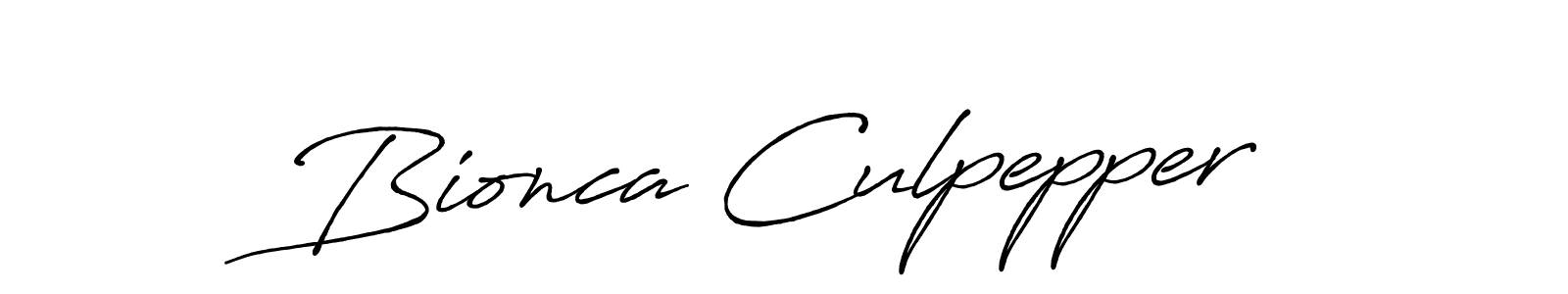Make a short Bionca Culpepper signature style. Manage your documents anywhere anytime using Antro_Vectra_Bolder. Create and add eSignatures, submit forms, share and send files easily. Bionca Culpepper signature style 7 images and pictures png
