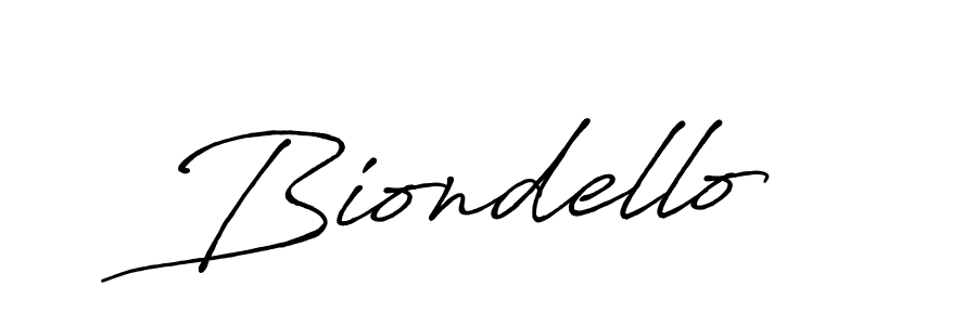 Use a signature maker to create a handwritten signature online. With this signature software, you can design (Antro_Vectra_Bolder) your own signature for name Biondello. Biondello signature style 7 images and pictures png