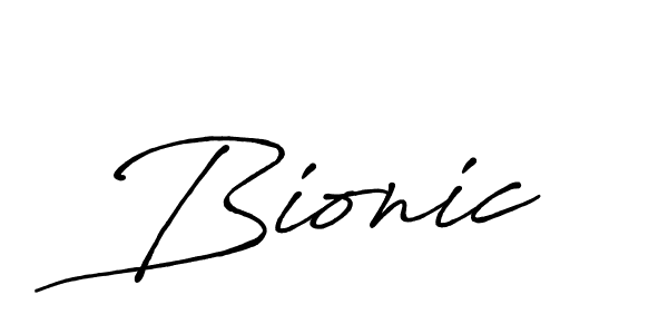 You should practise on your own different ways (Antro_Vectra_Bolder) to write your name (Bionic) in signature. don't let someone else do it for you. Bionic signature style 7 images and pictures png