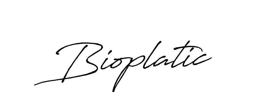 Use a signature maker to create a handwritten signature online. With this signature software, you can design (Antro_Vectra_Bolder) your own signature for name Bioplatic. Bioplatic signature style 7 images and pictures png