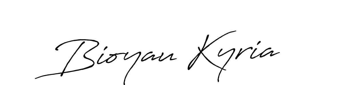 Create a beautiful signature design for name Bioyau Kyria. With this signature (Antro_Vectra_Bolder) fonts, you can make a handwritten signature for free. Bioyau Kyria signature style 7 images and pictures png