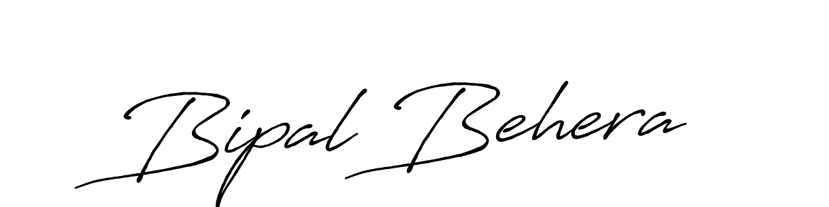 Create a beautiful signature design for name Bipal Behera. With this signature (Antro_Vectra_Bolder) fonts, you can make a handwritten signature for free. Bipal Behera signature style 7 images and pictures png