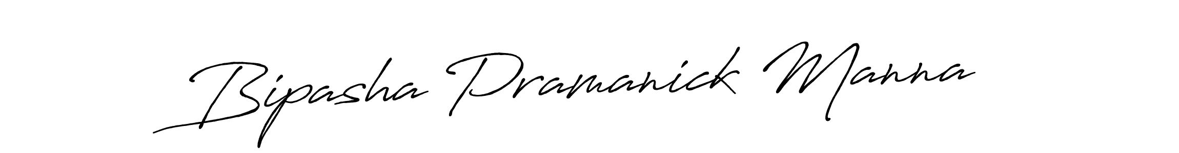 Bipasha Pramanick Manna stylish signature style. Best Handwritten Sign (Antro_Vectra_Bolder) for my name. Handwritten Signature Collection Ideas for my name Bipasha Pramanick Manna. Bipasha Pramanick Manna signature style 7 images and pictures png