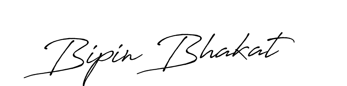 Also we have Bipin Bhakat name is the best signature style. Create professional handwritten signature collection using Antro_Vectra_Bolder autograph style. Bipin Bhakat signature style 7 images and pictures png