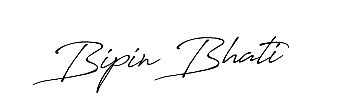 How to make Bipin Bhati signature? Antro_Vectra_Bolder is a professional autograph style. Create handwritten signature for Bipin Bhati name. Bipin Bhati signature style 7 images and pictures png