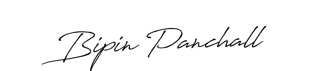 Make a beautiful signature design for name Bipin Panchall. With this signature (Antro_Vectra_Bolder) style, you can create a handwritten signature for free. Bipin Panchall signature style 7 images and pictures png