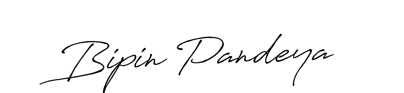 Bipin Pandeya stylish signature style. Best Handwritten Sign (Antro_Vectra_Bolder) for my name. Handwritten Signature Collection Ideas for my name Bipin Pandeya. Bipin Pandeya signature style 7 images and pictures png