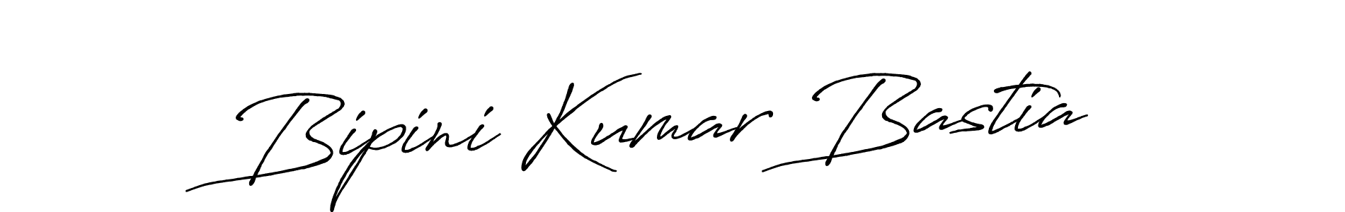 Bipini Kumar Bastia stylish signature style. Best Handwritten Sign (Antro_Vectra_Bolder) for my name. Handwritten Signature Collection Ideas for my name Bipini Kumar Bastia. Bipini Kumar Bastia signature style 7 images and pictures png