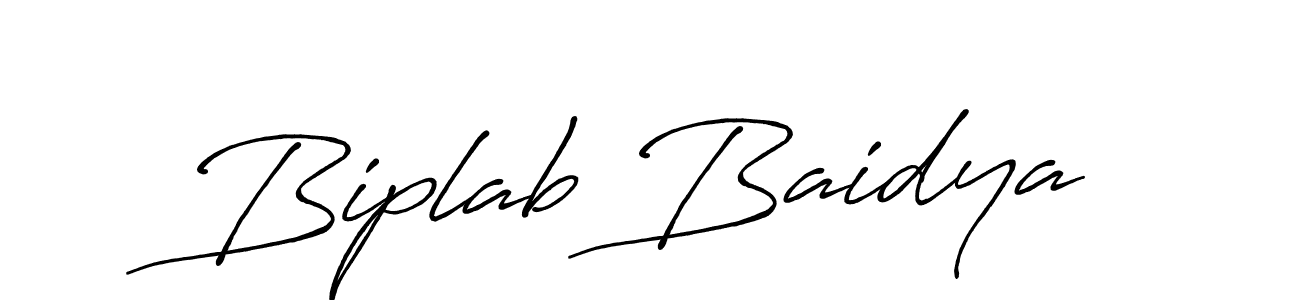 Use a signature maker to create a handwritten signature online. With this signature software, you can design (Antro_Vectra_Bolder) your own signature for name Biplab Baidya. Biplab Baidya signature style 7 images and pictures png