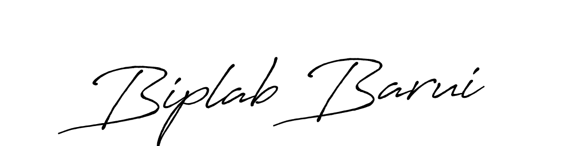 Design your own signature with our free online signature maker. With this signature software, you can create a handwritten (Antro_Vectra_Bolder) signature for name Biplab Barui. Biplab Barui signature style 7 images and pictures png