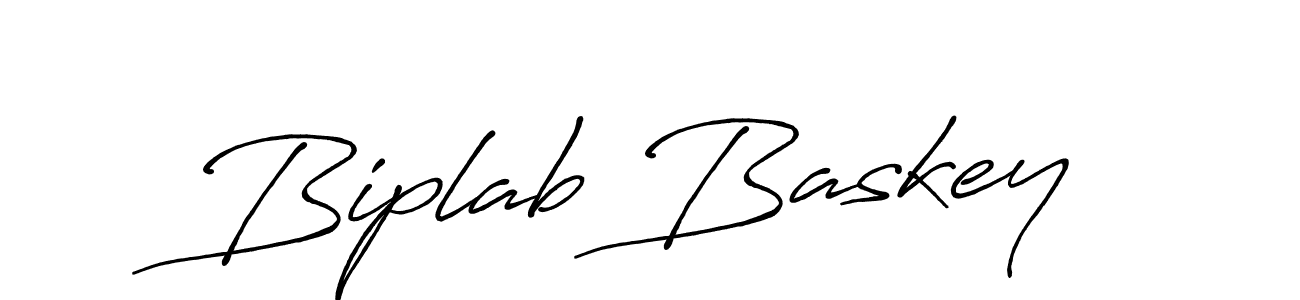 Use a signature maker to create a handwritten signature online. With this signature software, you can design (Antro_Vectra_Bolder) your own signature for name Biplab Baskey. Biplab Baskey signature style 7 images and pictures png