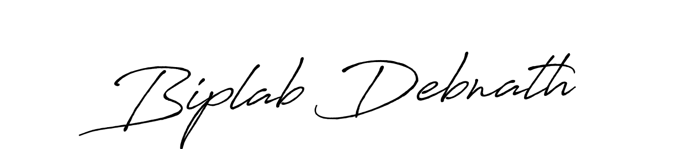 Design your own signature with our free online signature maker. With this signature software, you can create a handwritten (Antro_Vectra_Bolder) signature for name Biplab Debnath. Biplab Debnath signature style 7 images and pictures png