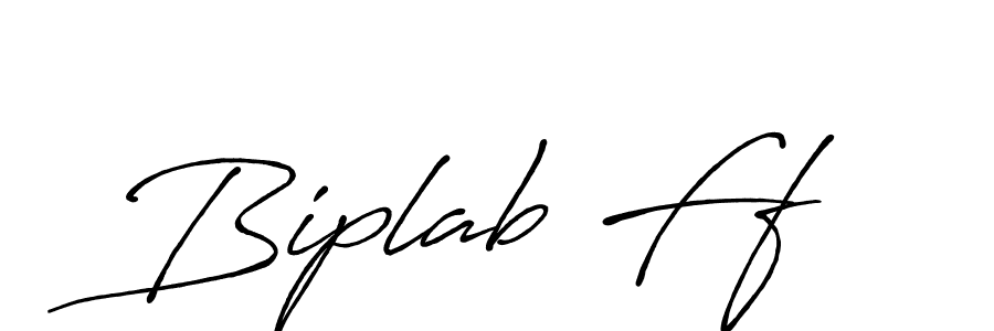 Create a beautiful signature design for name Biplab Ff. With this signature (Antro_Vectra_Bolder) fonts, you can make a handwritten signature for free. Biplab Ff signature style 7 images and pictures png